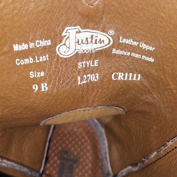 Women's Justin boots - Picture 9 of 15